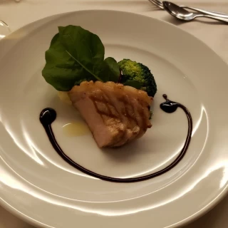 豚ロースのグリルバルサミコソース