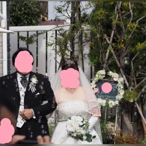挙式後、ガーデンでバブルシャワーのサービスしてもらいました|548711さんのコニストンガーデンの写真(933711)
