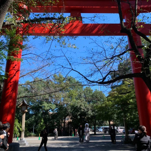 大鳥居|548885さんの冠稲荷神社 宮の森迎賓館 ティアラグリーンパレスの写真(905941)