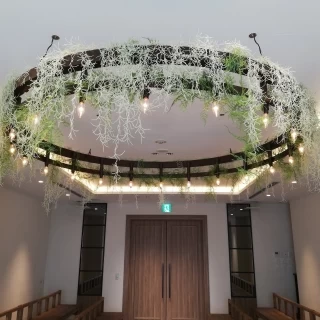 天井のライトもおしゃれです