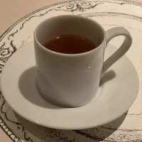 試食 サイフォンで挽いたオニオンコンソメスープ