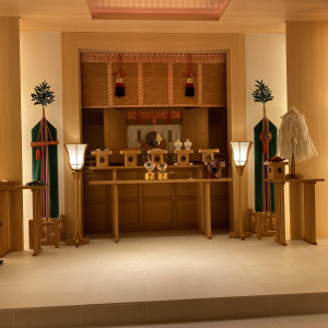 諏訪大社の神様が祀られている神殿|549241さんのホテル国際21の写真(927665)
