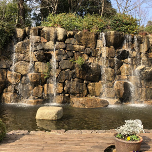 滝の水は巡回してるそうです|549345さんの岡山国際ホテルの写真(937875)