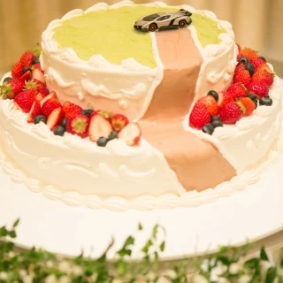 オプション料金なしで、自分好みのケーキを作ってもらえます。