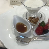 支度後、新郎新婦へ朝食を準備してくださりました。