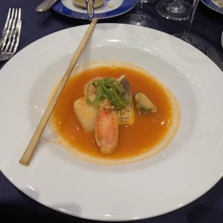 魚料理です。