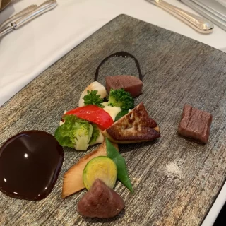 盛り付け方もおしゃれです