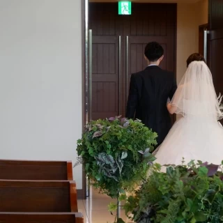 挙式の様子です。