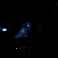 プラネタリウムはウェディングドレスにも映えてとても綺麗です