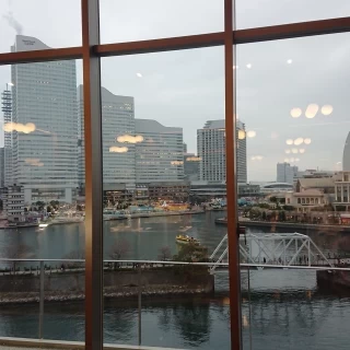 会場からの景色