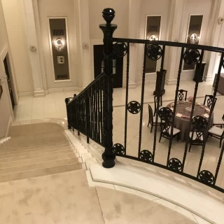 階段上より