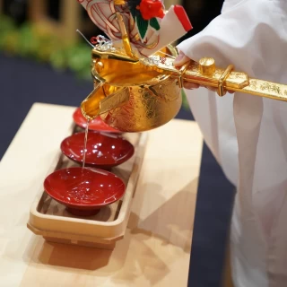 神前式会場　凛
