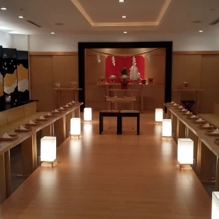 和婚会場。和装での前撮りにも。