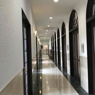 会場前廊下