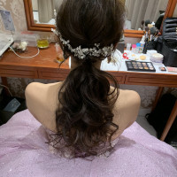 ローポニーのヘアセット