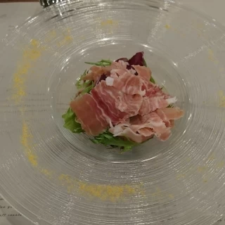 試食の生ハムです。