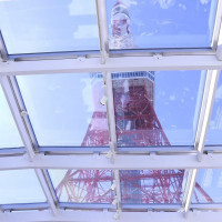 目の前に東京タワー