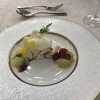 デザートです。見た目も可愛らしいです。