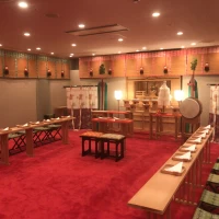 挙式会場、神前式の部屋。