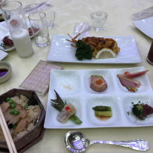 前菜と松茸ご飯。|550448さんのフォルトーナの写真(918161)