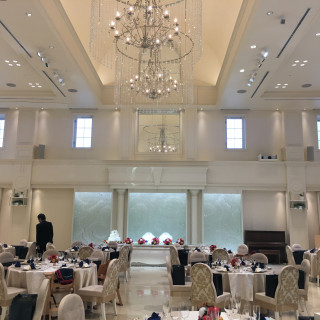 二つあるうち大きい方の披露宴会場