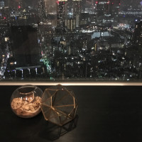 待合所から、夜は夜景が一望できます。