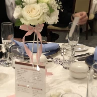 丁寧な装花