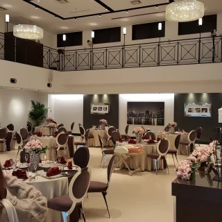 ニューヨークをイメージした披露宴会場
