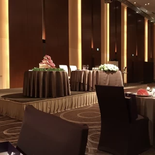 高砂とウェディングケーキ