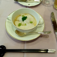 スープ少し中華風でしたが美味しい