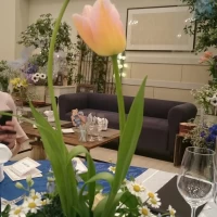 テーブルの装花