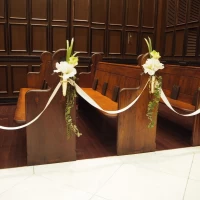 チャペルバージンロード装飾