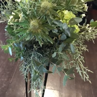 バージンロードの花