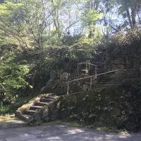 披露宴会場から見える庭