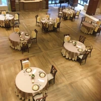 上から見たひとつ目の披露宴会場です。