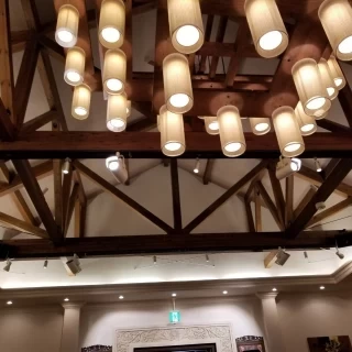 天井が独特です