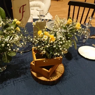 会場のお花も素敵でした！！