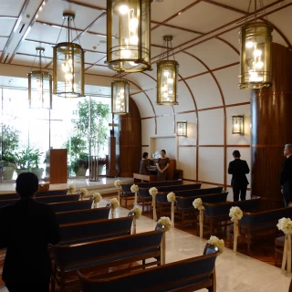 豪華客船をイメージした挙式会場