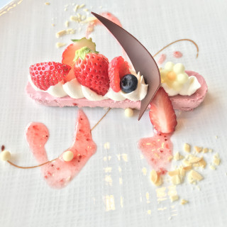 試食のデザート