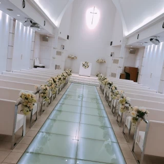 すごく素敵な挙式会場でした。