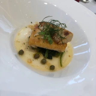 魚料理です。