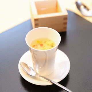 茶碗蒸しのようなスープ