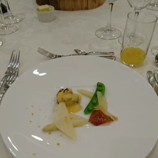 おしゃれな見た目のお料理です。