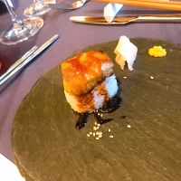 フォアグラ寿司　好評でした