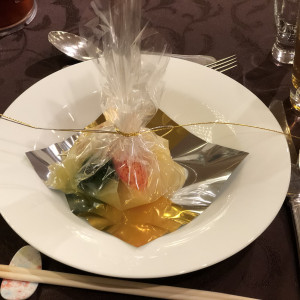 婚礼料理(魚と蟹が入っておりとても美味しかったです)|552354さんのホテルメトロポリタン長野の写真(934511)