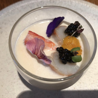 初回の見学で試食したお料理