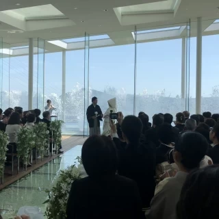 人前式
水の噴水演出