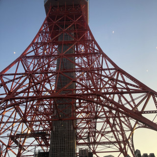 披露宴会場から見える東京タワー