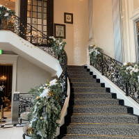 クリスマス版ロビー階段