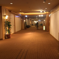 ホテルの廊下です。
